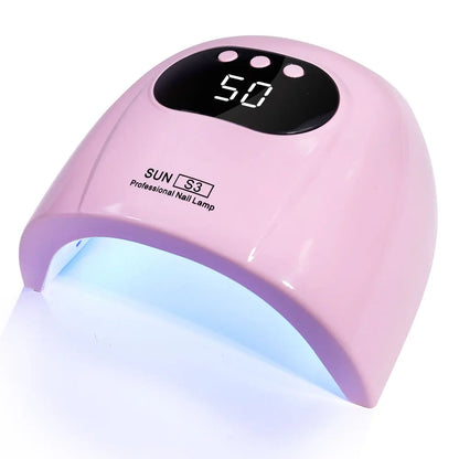 24/6 LED UV Lamp for Nails Gel Polish Drying With LED Display And Motion Sensing Professional Manicure Lamp Dryer Home Use Tool - Merit Sell
