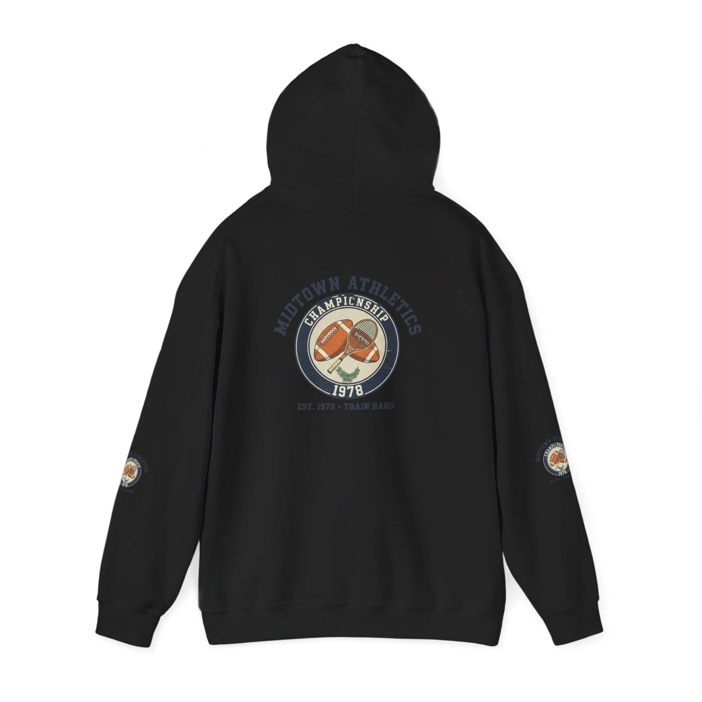 Athletic Hoodie — Midtown Athletics '78 Vintage Running Club Sweatshirt