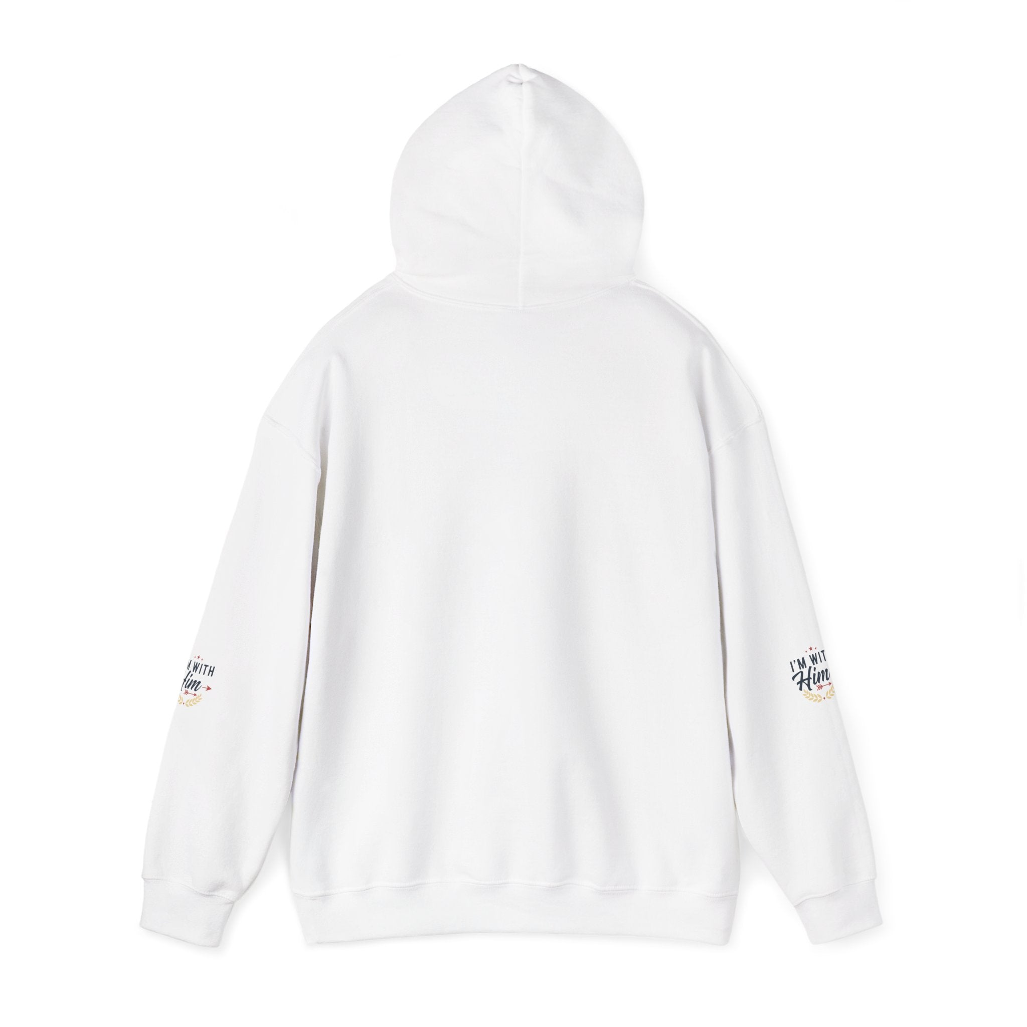 I'm With Him Hoodie — Couples Arrow Design