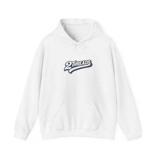 Baseball 2Threads Hoodie — Vintage Sport Logo Pullover - Merit Sell