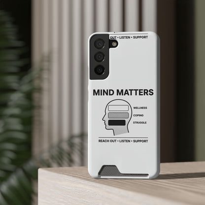 Mind Matters Phone Card Case — Mental Health Awareness Card Holder Case