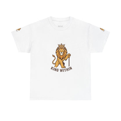 King Within Lion T-Shirt — Crowned Lion Graphic Tee