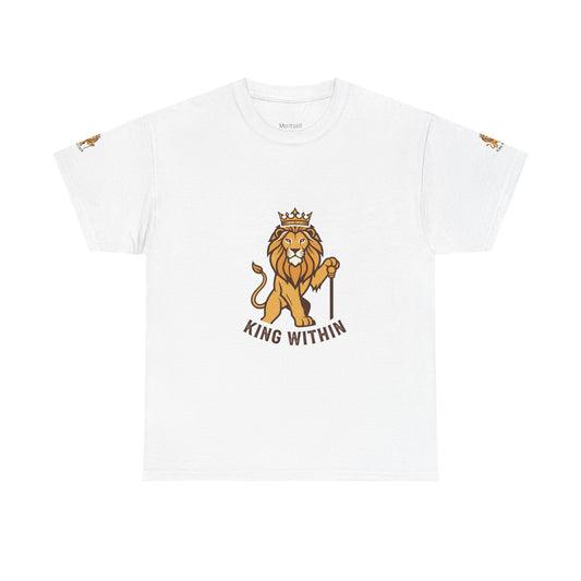 King Within Lion T-Shirt — Crowned Lion Graphic Tee Merit Sell