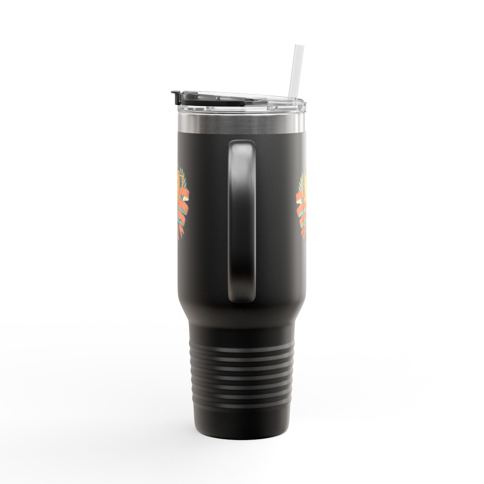 40oz Insulated Travel Mug — "Mom of the Year" Trophy Design