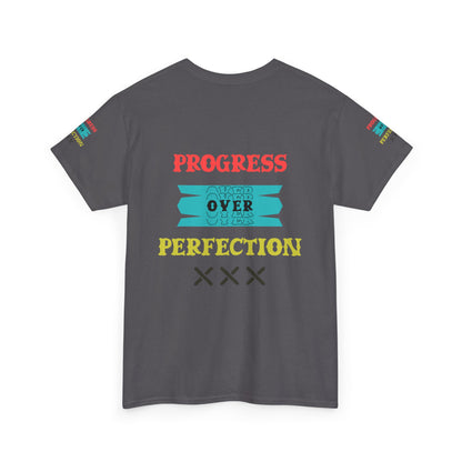 Progress Over Perfection T‑Shirt — Motivational Graphic Tee