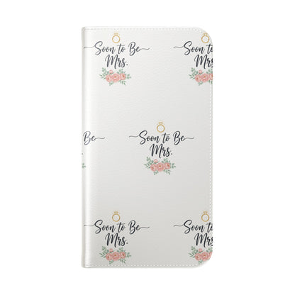 Flip Case — 'Soon to Be Mrs.' Floral Ring Phone Wallet