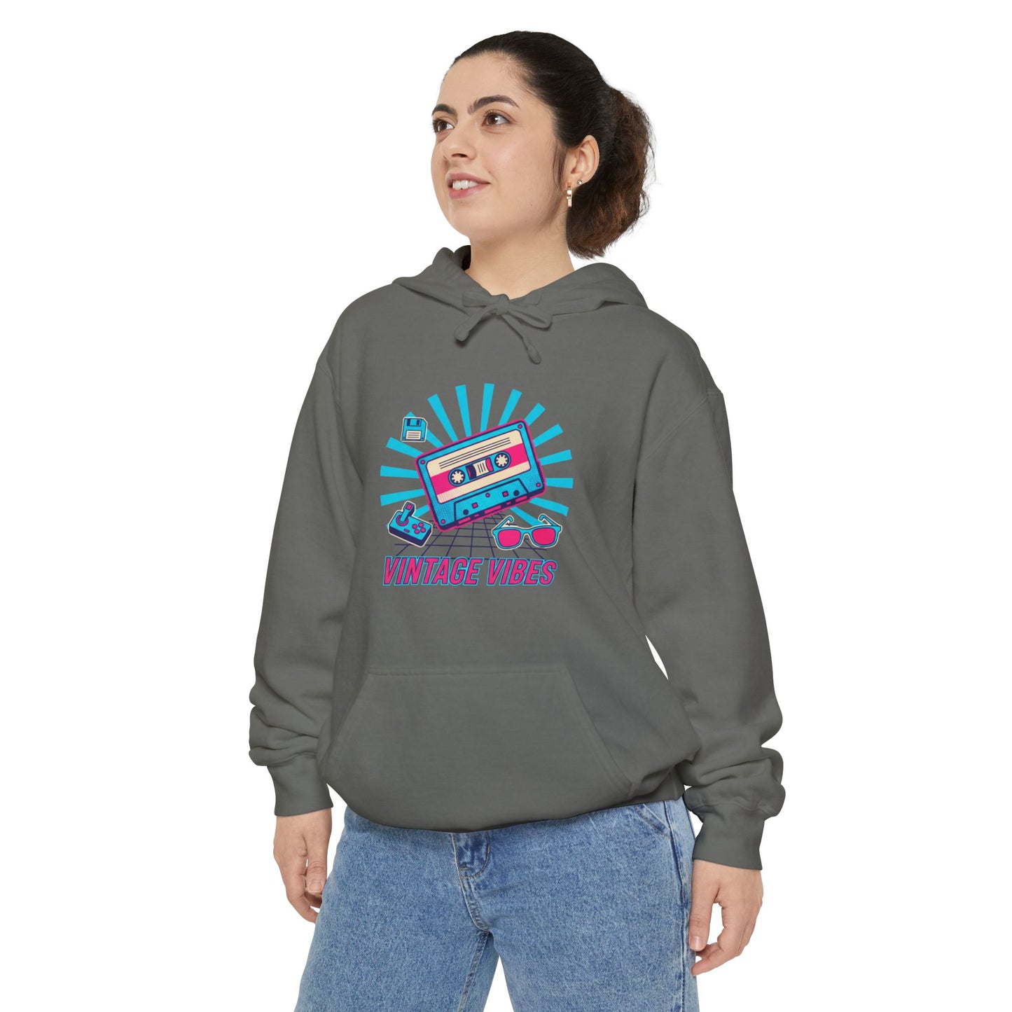 Hoodie — Retro Sunshine "Choose Kind" Graphic