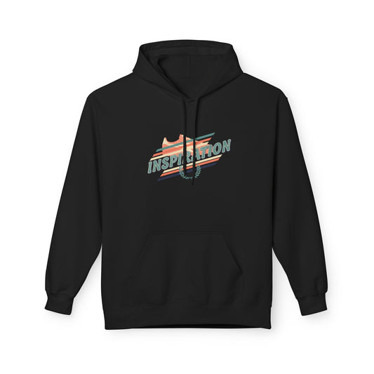 Inspiration Retro Stripe Hoodie — Motivational Pullover for Creatives Merit Sell