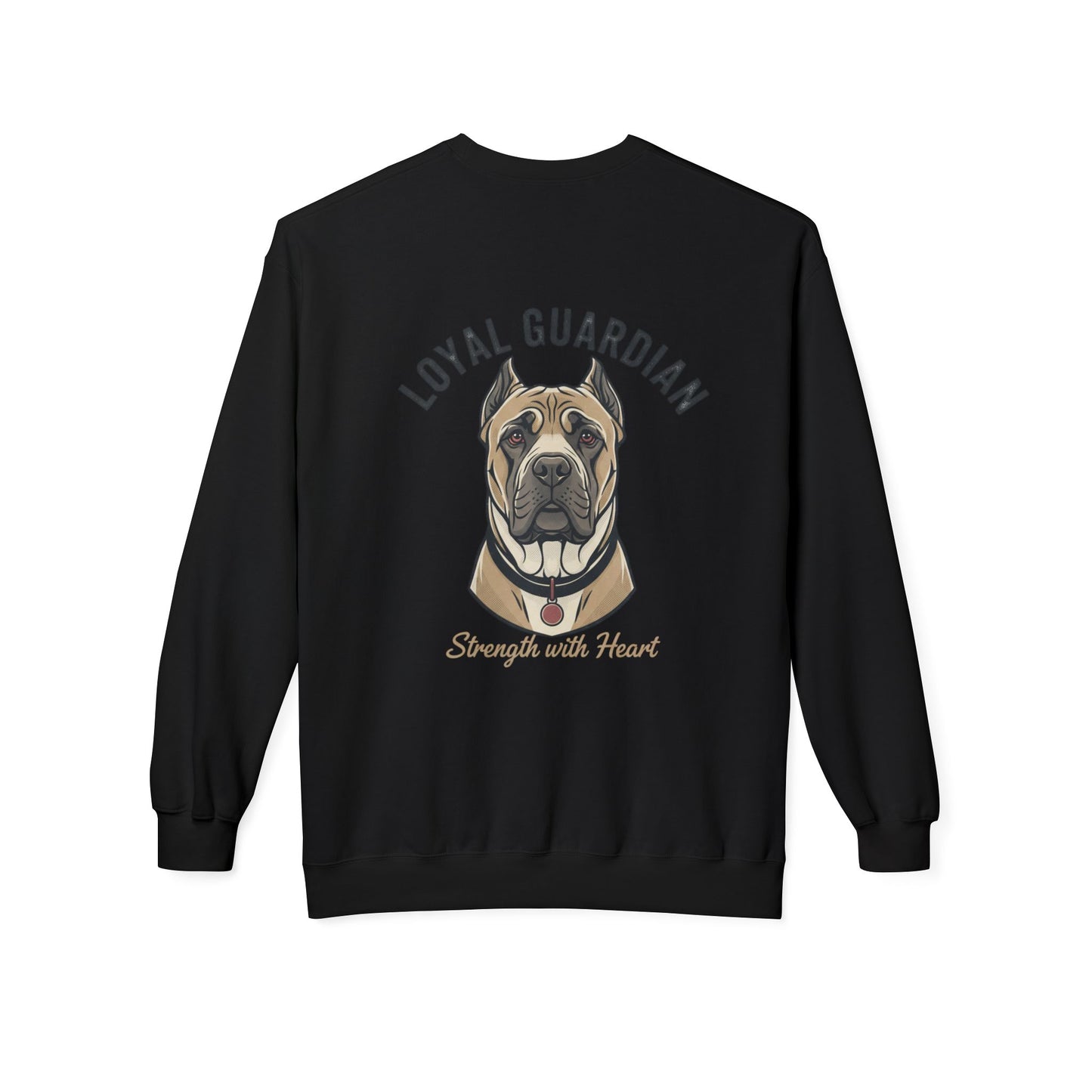 Loyal Guardian Sweatshirt — "Strength with Heart" Dog Crewneck