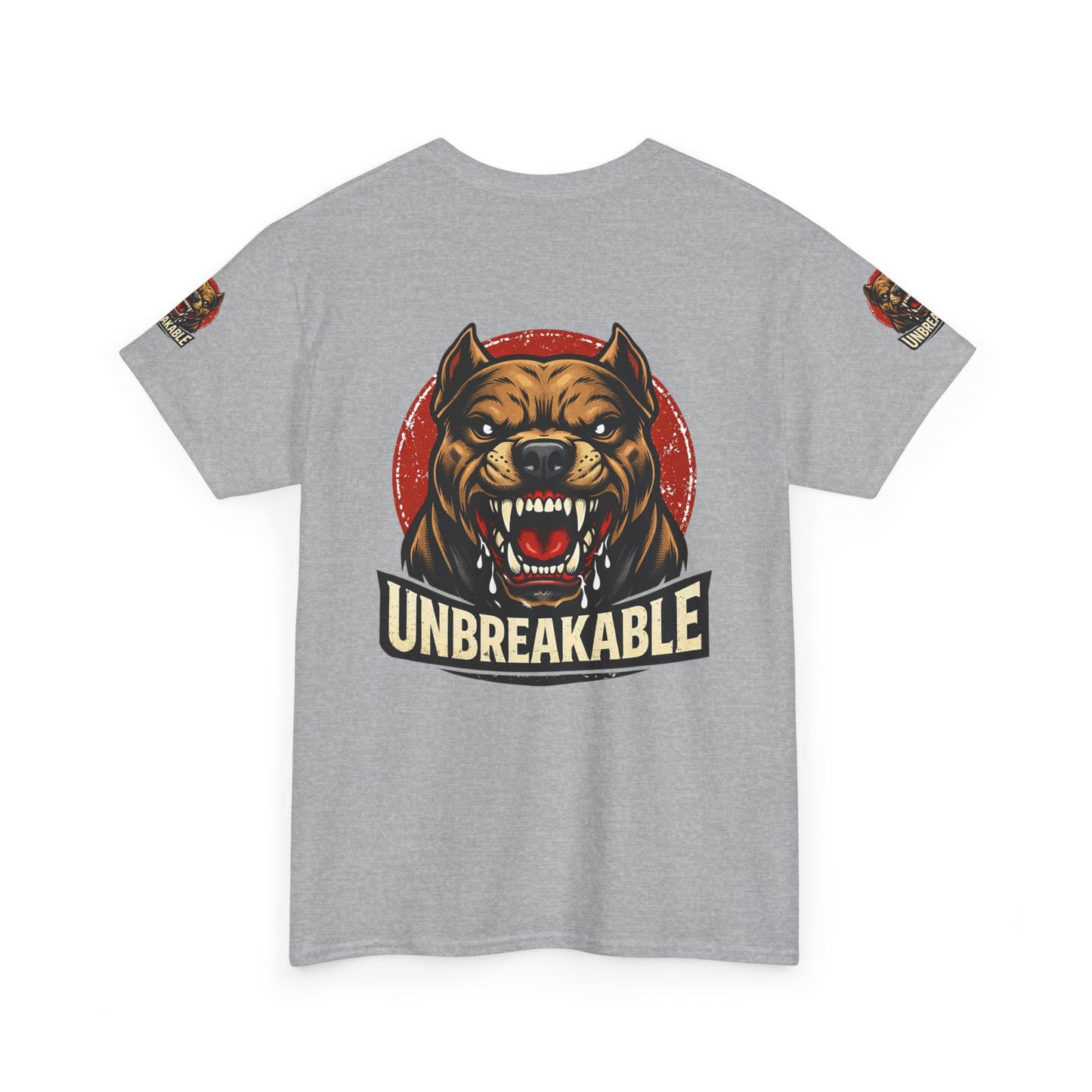 Unbreakable Pitbull Tee — Fierce Dog Graphic T-Shirt