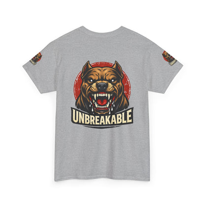 Unbreakable Pitbull Tee — Fierce Dog Graphic T-Shirt