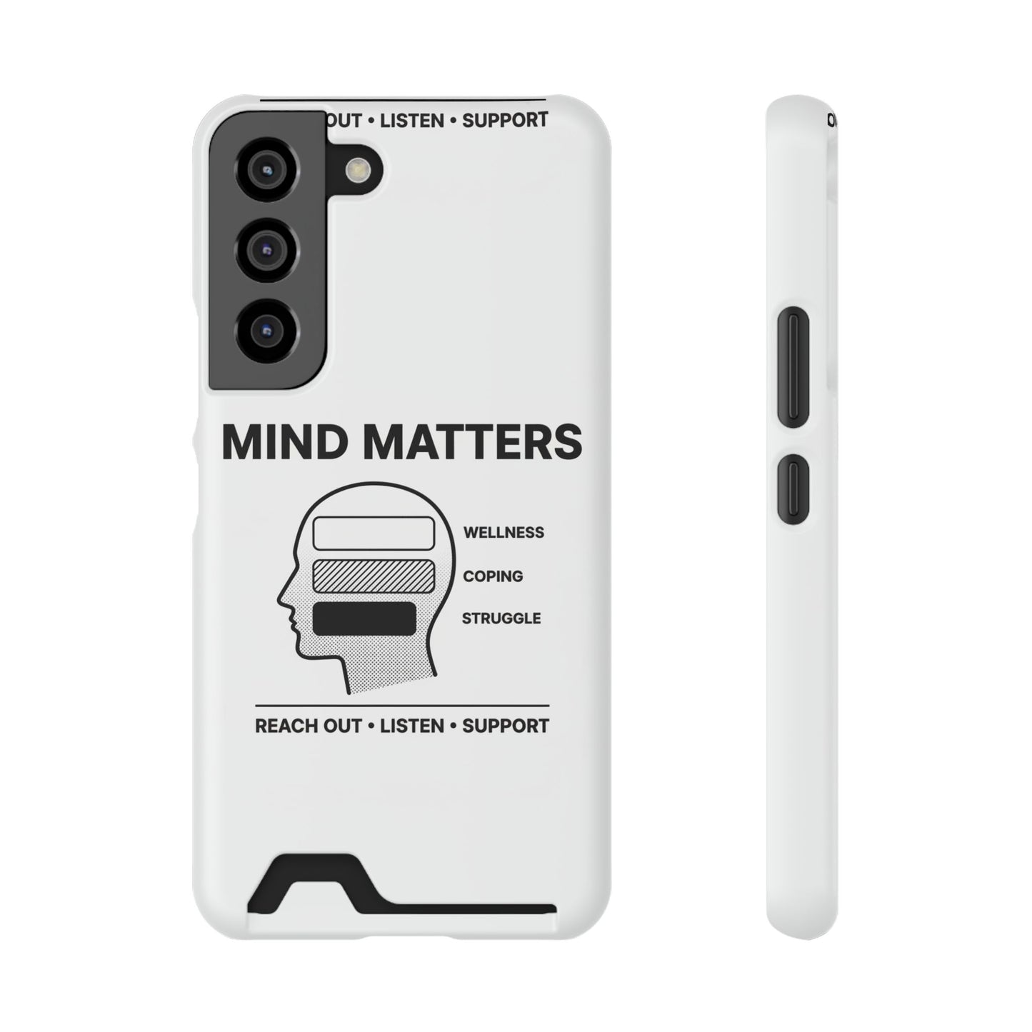 Mind Matters Phone Card Case — Mental Health Awareness Card Holder Case