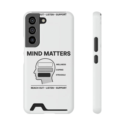 Mind Matters Phone Card Case — Mental Health Awareness Card Holder Case