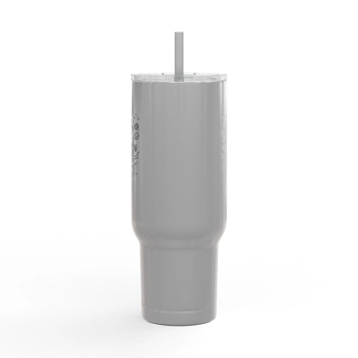 40oz Engraved Tumbler with Lid – “The Last Sip Is Always the First” Insulated Travel Mug