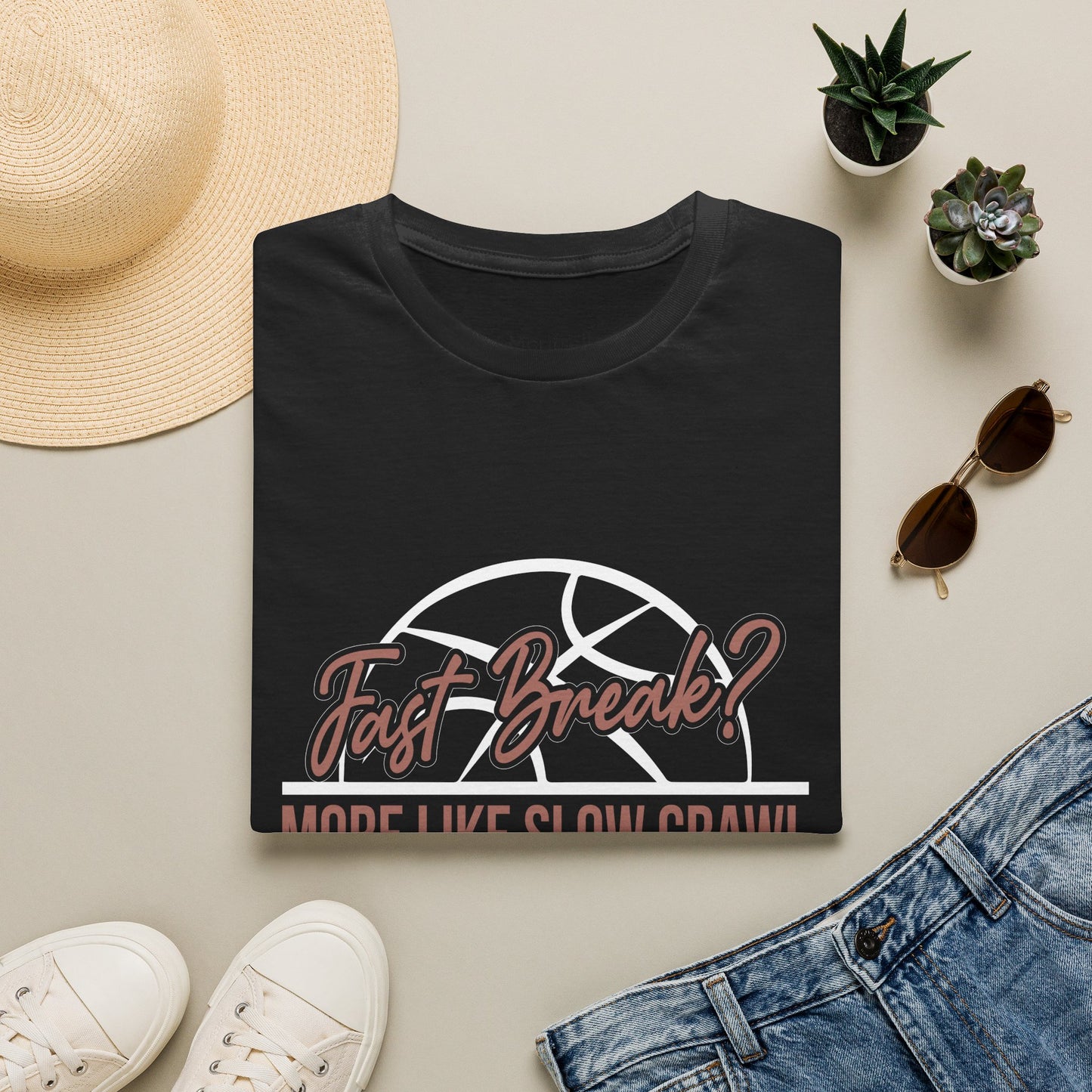 Fast Break? More Like Slow Crawl Basketball T-Shirt - Merit Sell