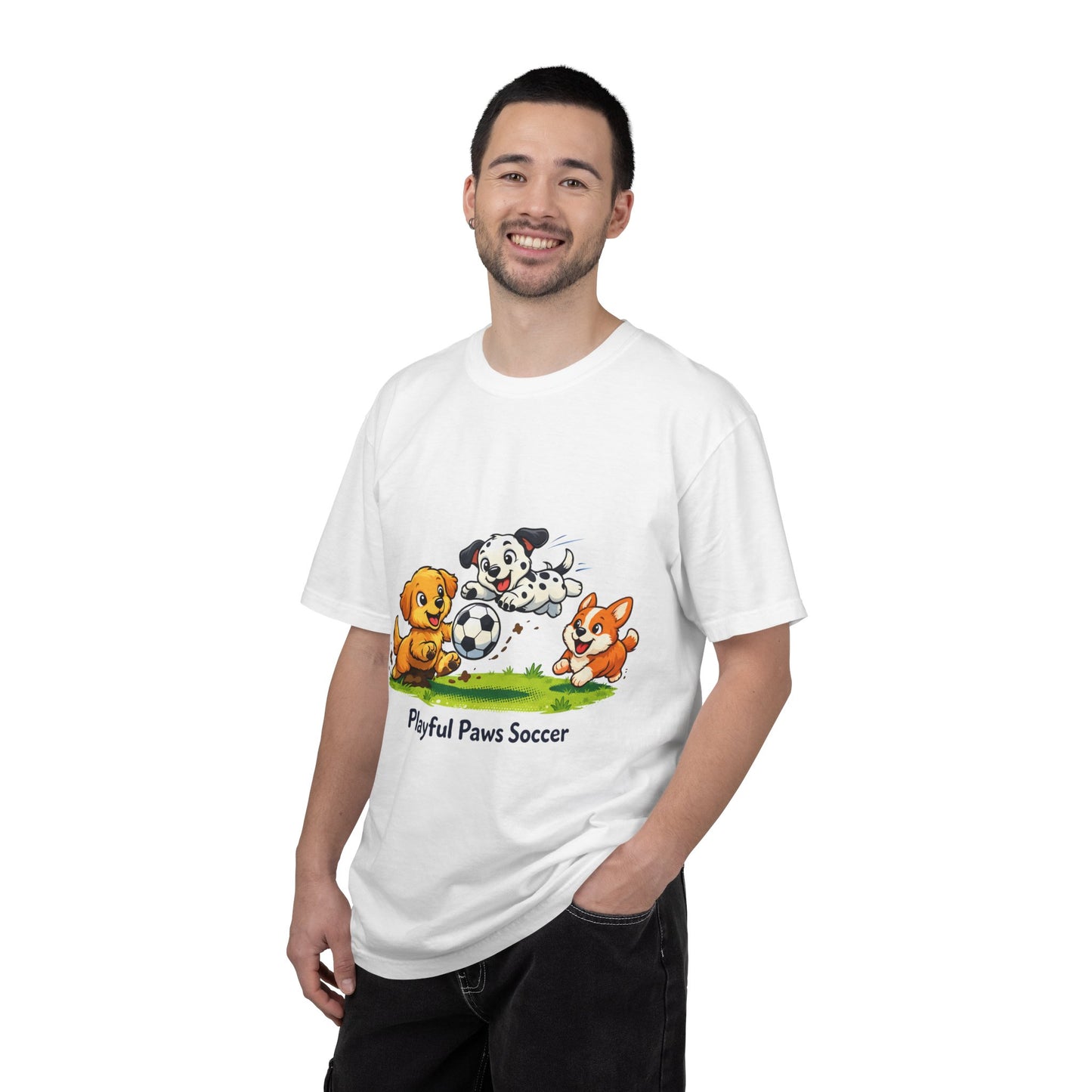T-Shirt — Playful Paws Soccer Kids Tee