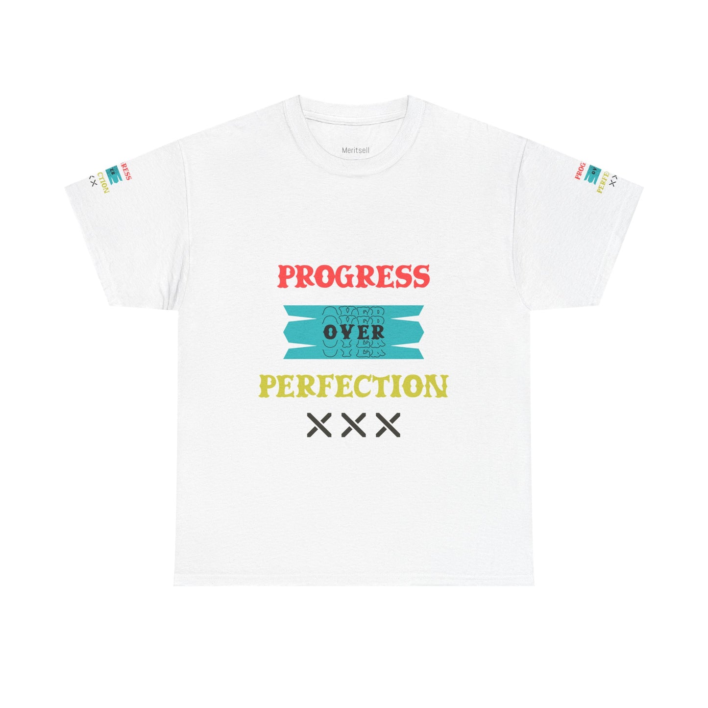 Progress Over Perfection T‑Shirt — Motivational Graphic Tee