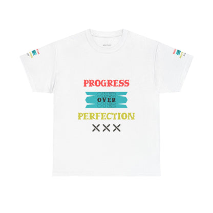 Progress Over Perfection T‑Shirt — Motivational Graphic Tee