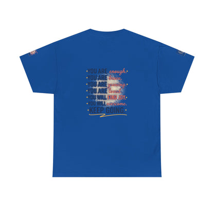 Motivational Tee — “You Are... Keep Going” Inspirational Graphic T‑Shirt