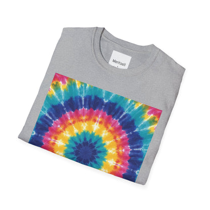 Tie-Dye Mandala T-Shirt — Colorful Retro Festival Tee