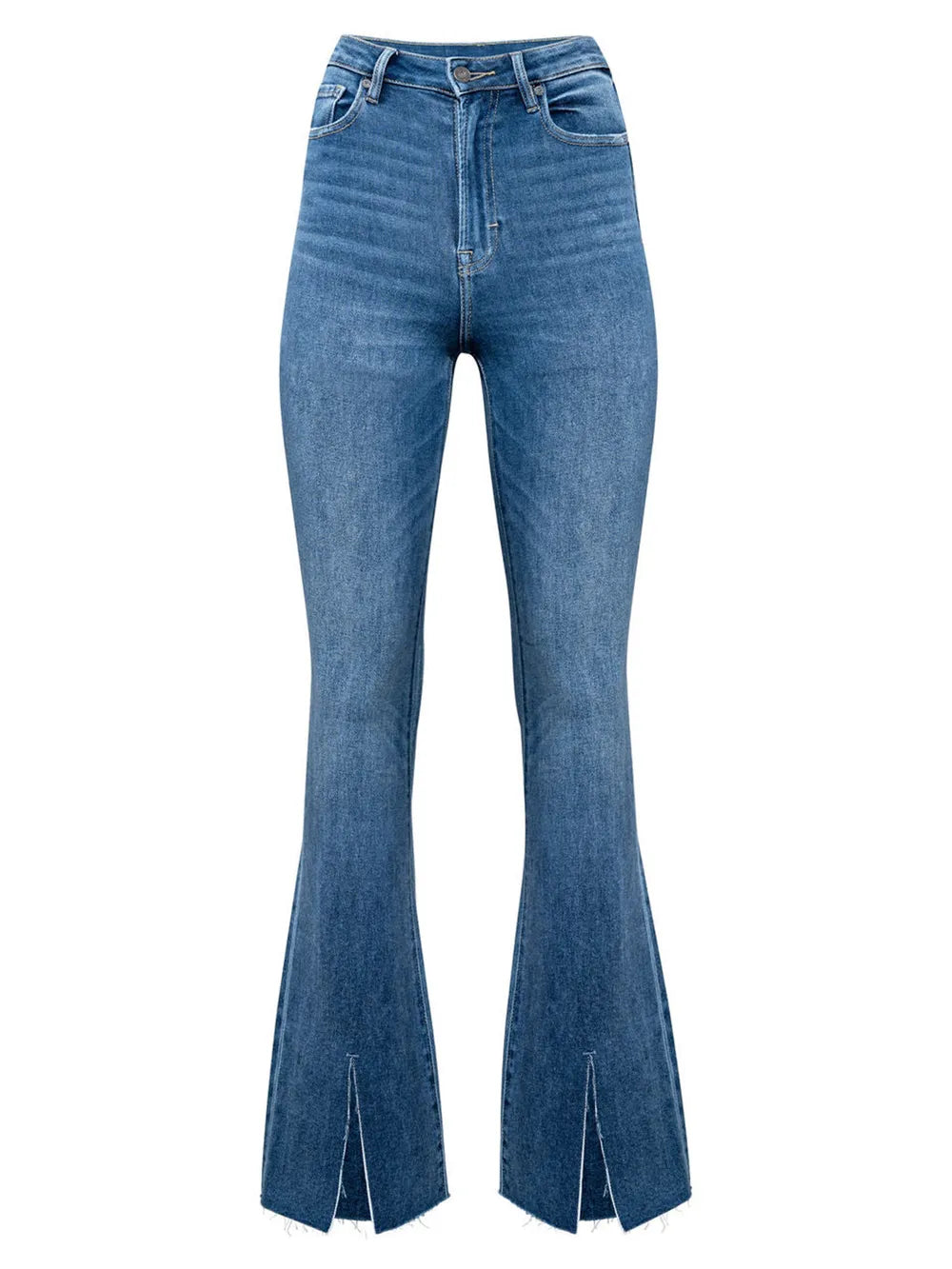 Slit Bootcut Jeans with Pockets - Merit Sell