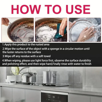 3.38oz LIM Remove Rust Agent Spray - Fast-Acting Rust Remover for Cars, Boats, Kitchens, Bathrooms - Multi-Surface Protection - Merit Sell