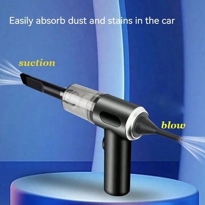 3 In 1 Integrated Suction And Blowing Vacuum Combination Vacuum Cleaner USB Charging Small Car Household Vacuum Cleaner - Merit Sell