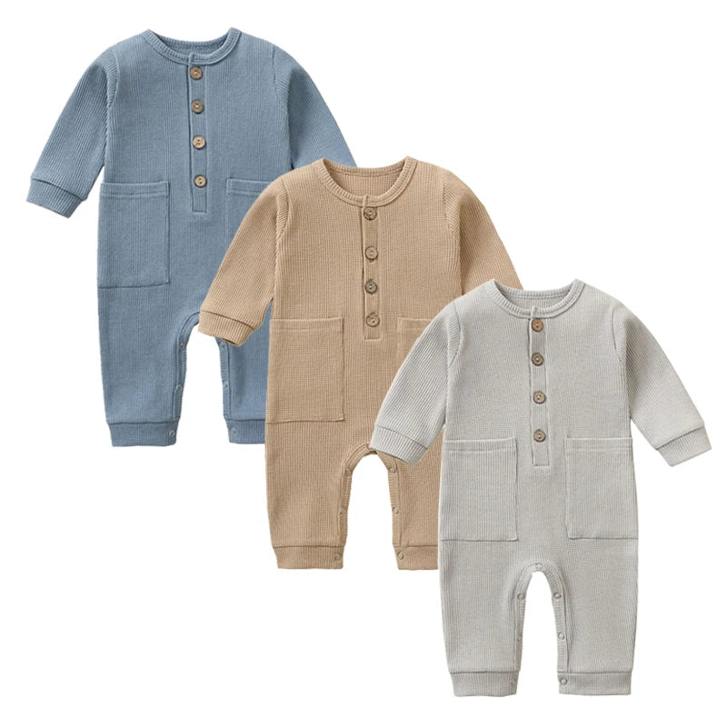 3 Pcs 100% Cotton Newborn Baby Rompers Buy More to Discount Boy Sleepsuits Girl Footies One-pieces Jumpsuits Grow Jumper Growing - Merit Sell