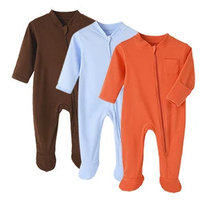3 Pcs 100% Cotton Newborn Baby Rompers Buy More to Discount Boy Sleepsuits Girl Footies One-pieces Jumpsuits Grow Jumper Growing - Merit Sell