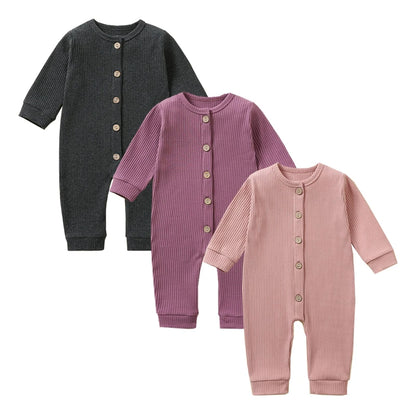 3 Pcs 100% Cotton Newborn Baby Rompers Buy More to Discount Boy Sleepsuits Girl Footies One-pieces Jumpsuits Grow Jumper Growing - Merit Sell