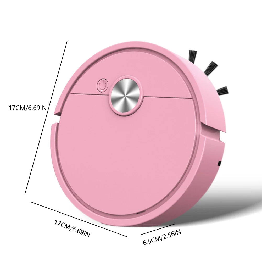 3 in 1 Vacuum Mop Robot Rechargeable Sweeping Machine Strong Suction Compact Cleaning Machine for Pet Hair Stubborn Dirt - Merit Sell