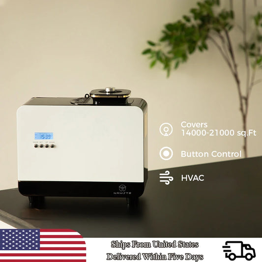 30000 Feet Namste Aroma Diffuser Perfume Home Fragrance 800ML Capacity Essential Oil Air Purifier Metal Body 14W Power HVAC - Merit Sell