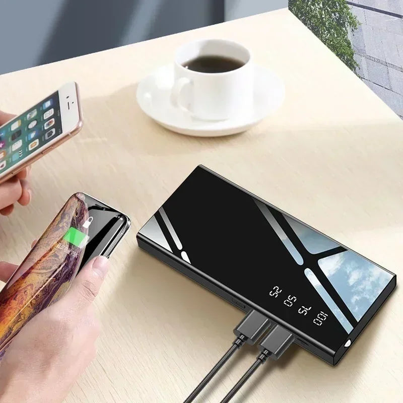 30000mAh LED Digital Display Portable Charger External Battery Suitable for iPhone and Android USB Power Bank Mini Powerbank - Merit Sell