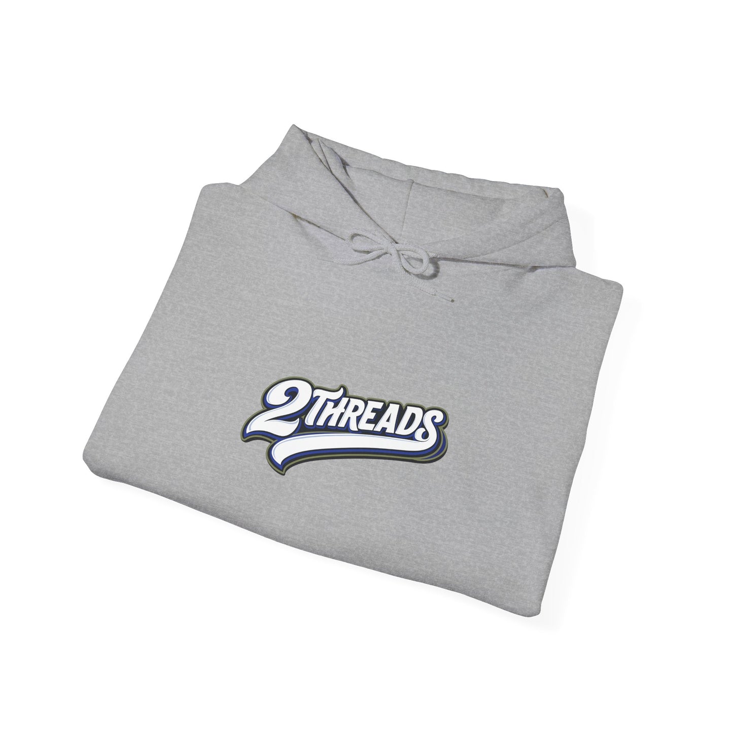 Baseball 2Threads Hoodie — Vintage Sport Logo Pullover - Merit Sell