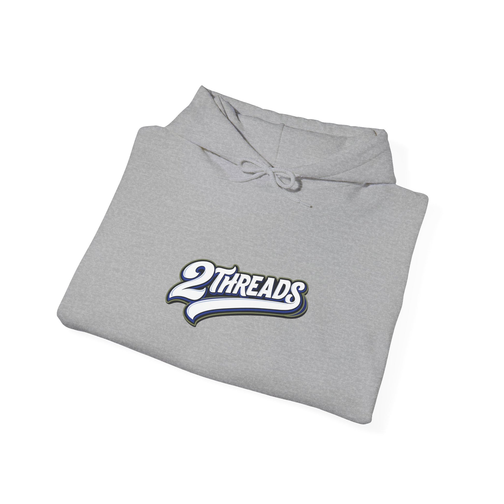 Baseball 2Threads Hoodie — Vintage Sport Logo Pullover - Merit Sell