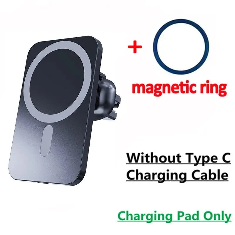 30W Magnetic Car Wireless Charger For iPhone 15 14 13 12 Pro Max Mini Macsafe Car Phone Holder Stand Mount Fast Charging Station - Merit Sell