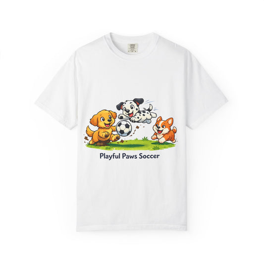 T-Shirt — Playful Paws Soccer Kids Tee