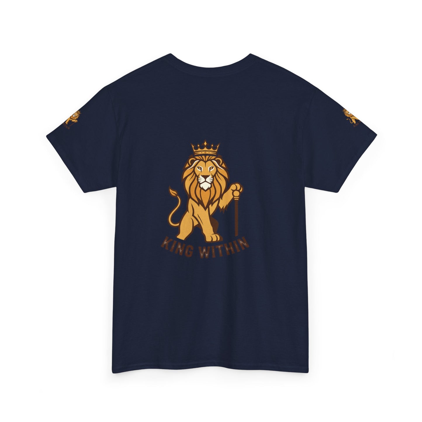 King Within Lion T-Shirt — Crowned Lion Graphic Tee