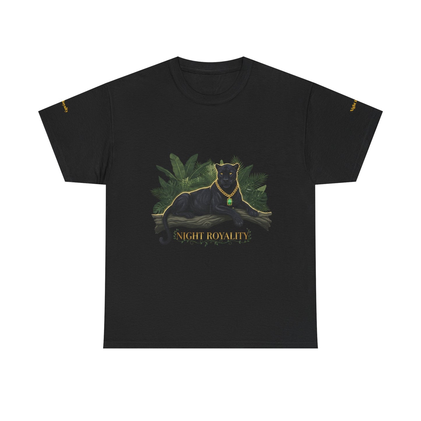 Black Panther 'Night Royalty' Tee — Regal Cat Graphic T-Shirt