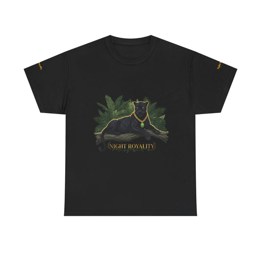 Black Panther 'Night Royalty' Tee — Regal Cat Graphic T-Shirt