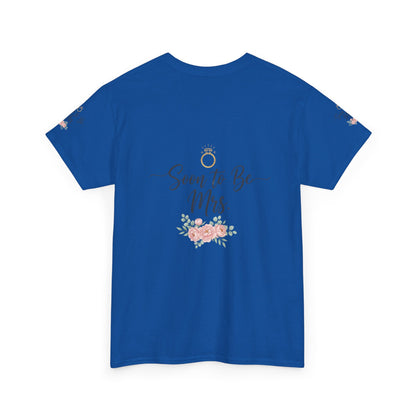 Soon to Be Mrs. Tee — Bridal Engagement Shirt with Floral Ring Design