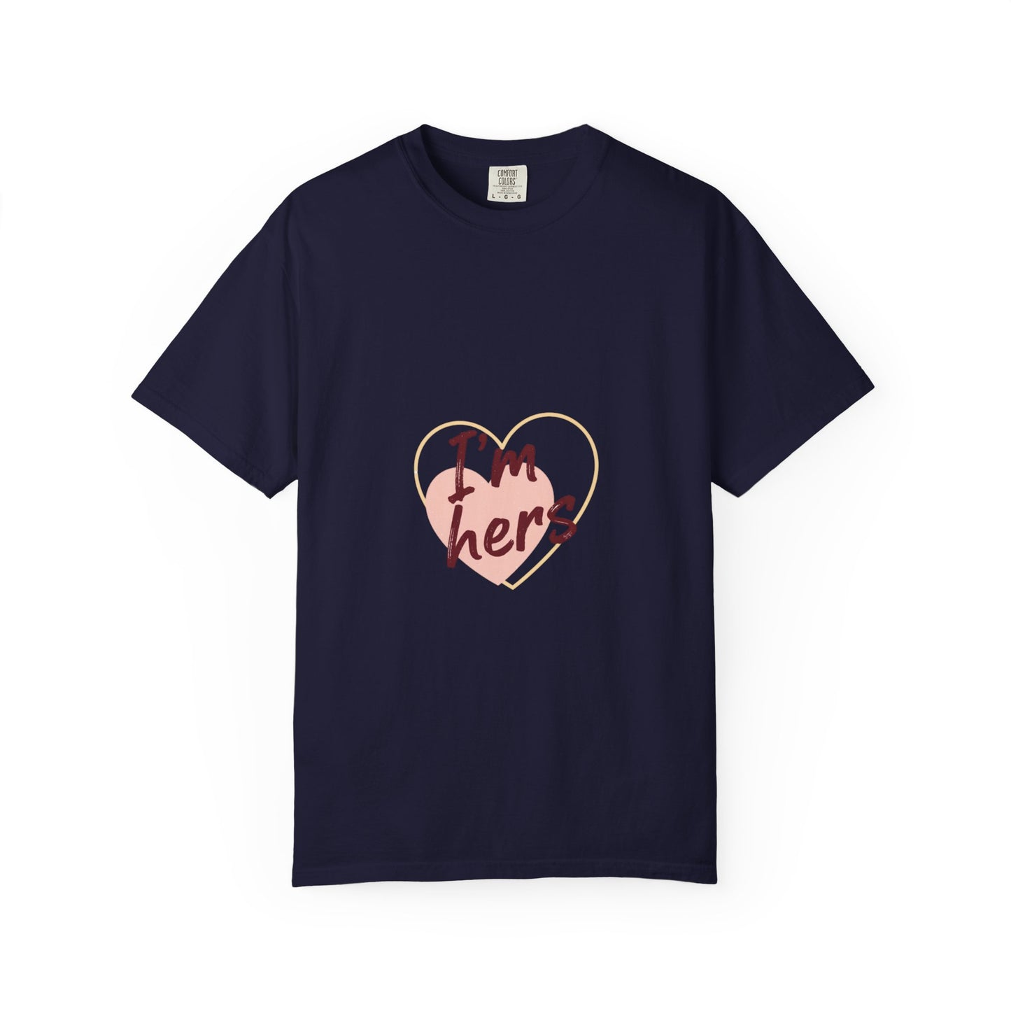 I’m Hers Heart T-Shirt – Cute Couples Valentine Tee