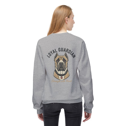 Loyal Guardian Sweatshirt — "Strength with Heart" Dog Crewneck