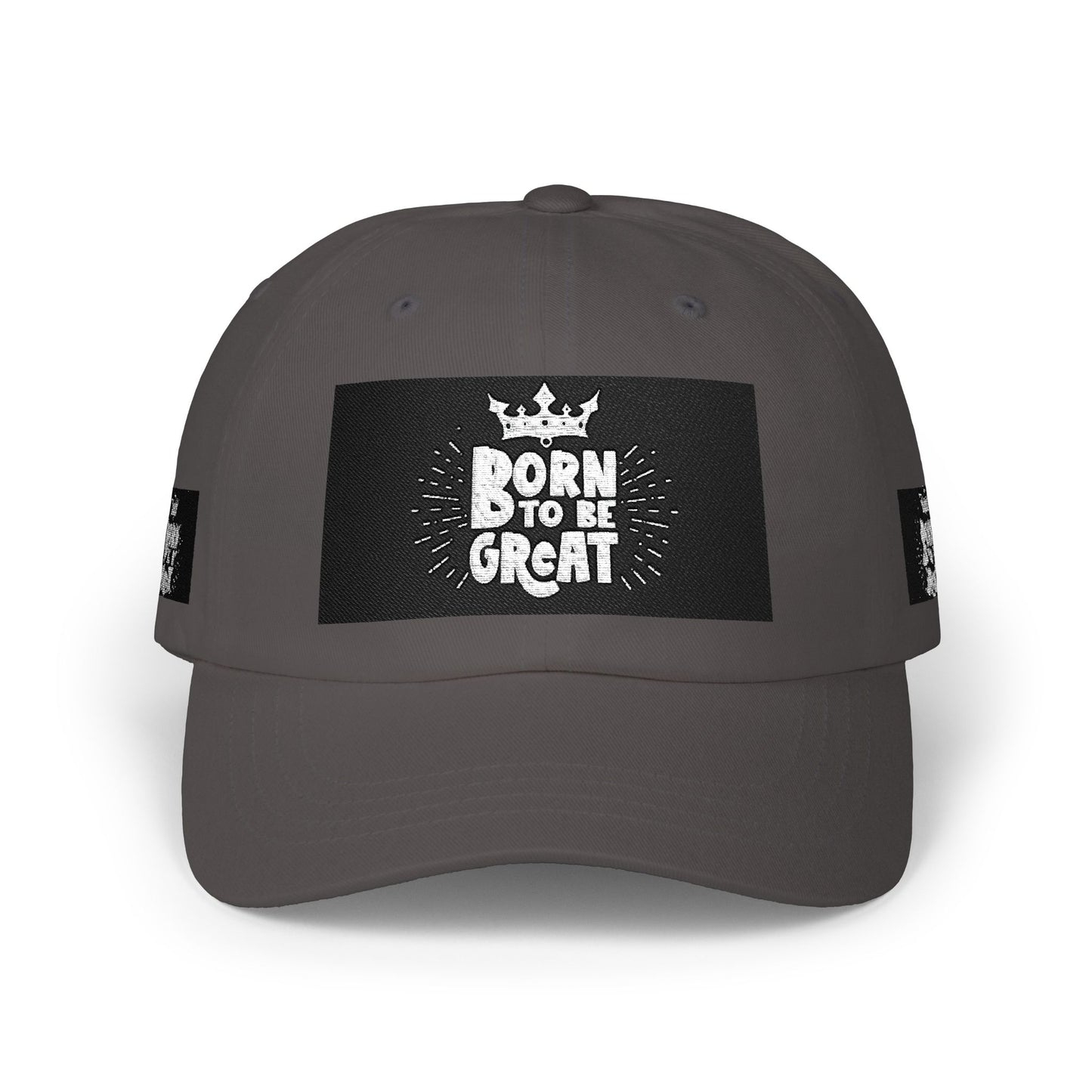 Dad Cap — "Born to Be Great" Crown Baseball Hat