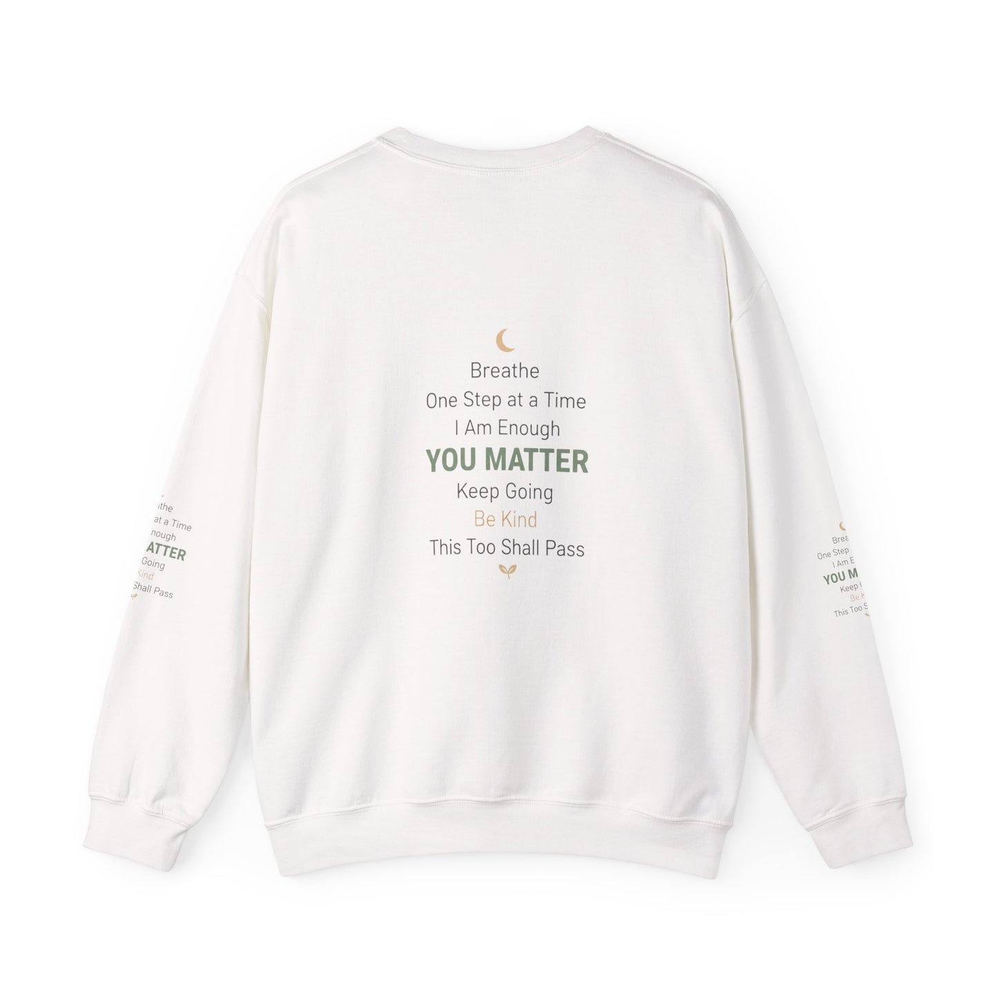Inspirational "You Matter" Crewneck Sweatshirt