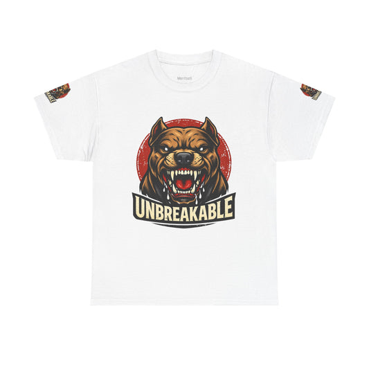 Unbreakable Pitbull Tee — Fierce Dog Graphic T-Shirt