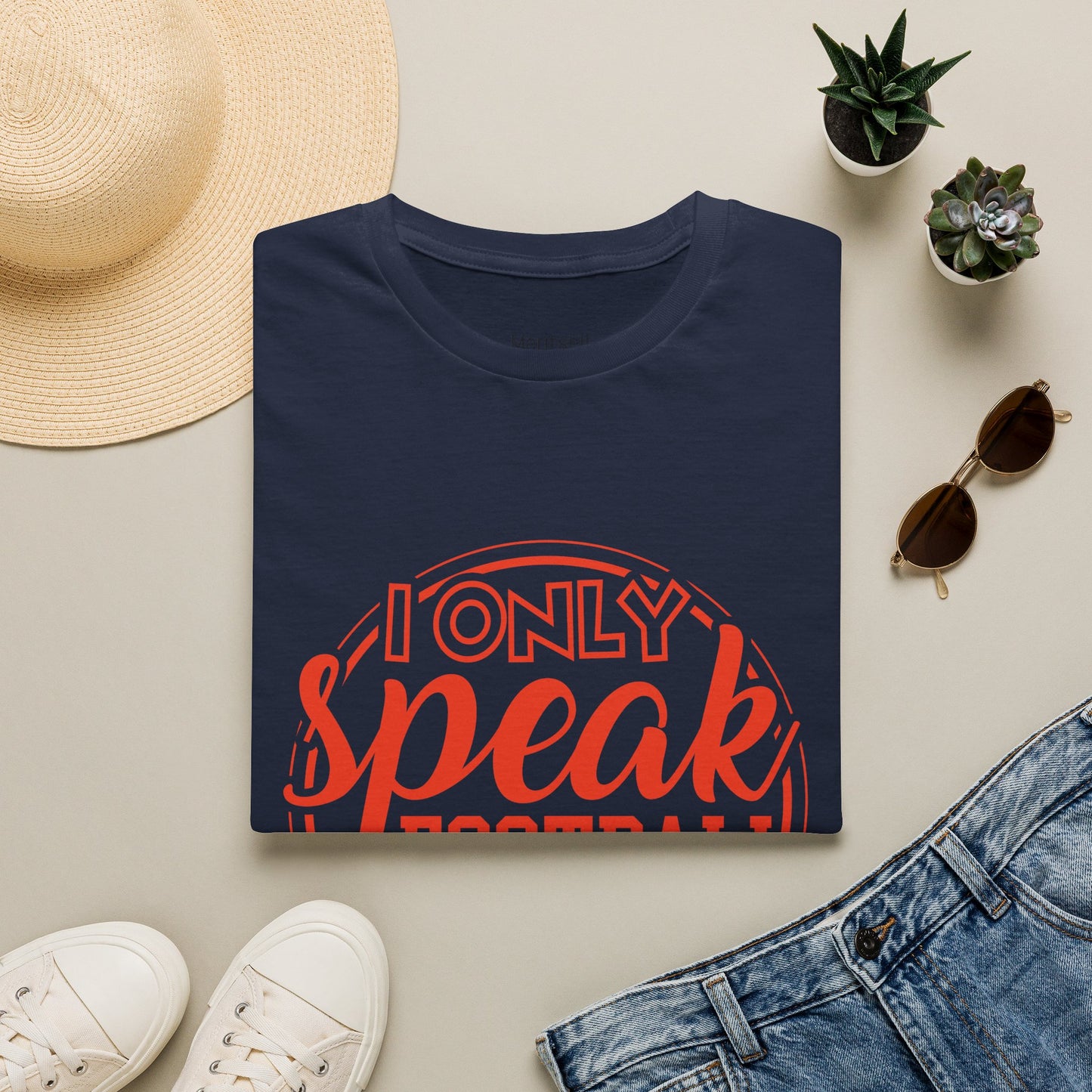 I Only Speak Football T-Shirt — Soccer Fan Graphic Tee - Merit Sell