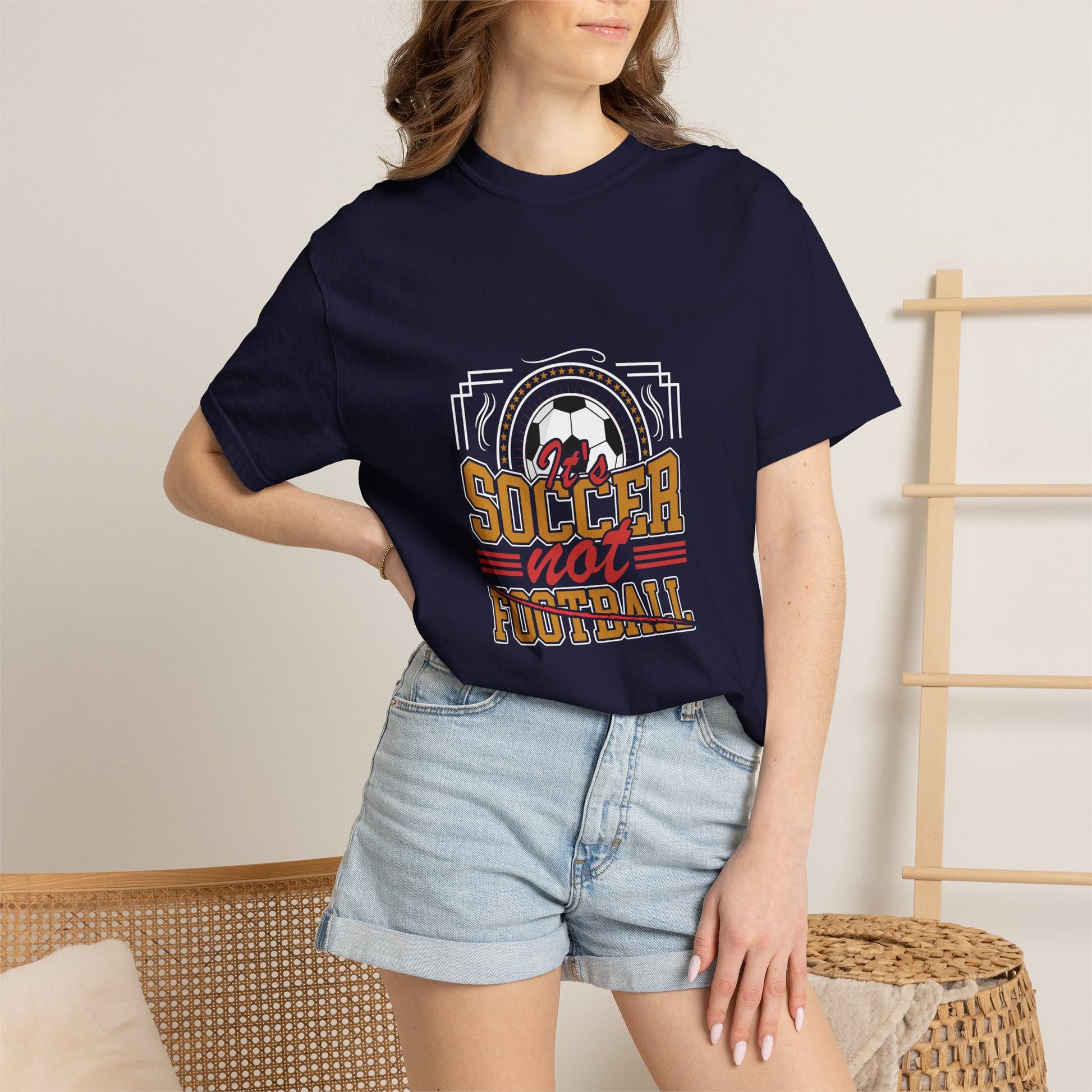 Soccer Not Football T-Shirt — Retro Soccer Graphic Tee - Merit Sell