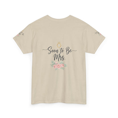 Soon to Be Mrs. Tee — Bridal Engagement Shirt with Floral Ring Design