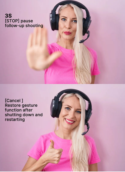 360° Auto Face Tracking Tripod For Live Video Vlog Facial Recognition Tracking Gimbal For Phone Remote Control - Merit Sell